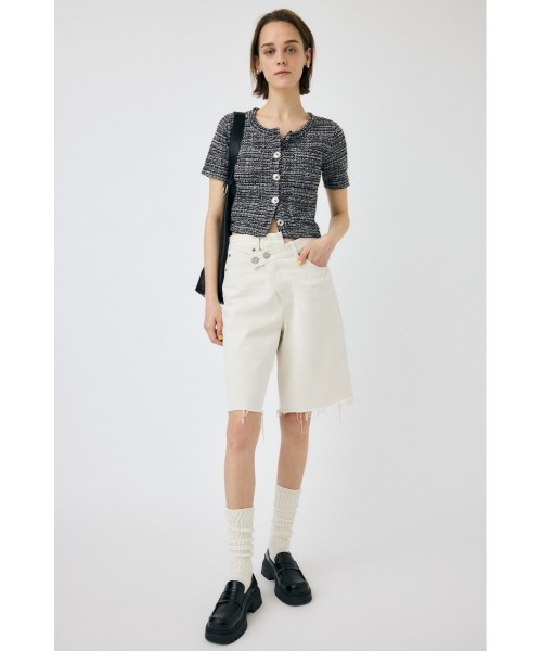 新品タグ付moussy カーディガン TWEED LIKE トップス TWEED LIKE トップス（カーディガン/ボレロ）｜MOUSSY（マウジー
