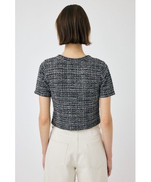 新品タグ付moussy カーディガン TWEED LIKE トップス TWEED LIKE トップス（カーディガン/ボレロ）｜MOUSSY（マウジー