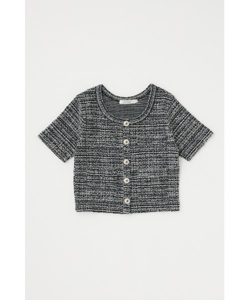 新品タグ付moussy カーディガン TWEED LIKE トップス TWEED LIKE トップス（カーディガン/ボレロ）｜MOUSSY（マウジー
