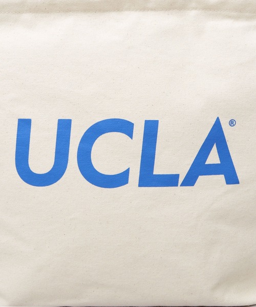 UCLA(ユーシーエルエー)の「UCLA キャンバスショルダーバッグ A4収納対応 ジョー 刺繍(ショルダーバッグ・メンズ・ブラック/オフホワイト・FREE)」の6枚目の写真