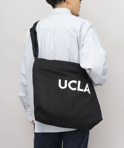 UCLA キャンバスショルダーバッグ A4収納対応 ジョー 刺繍（ショルダー
