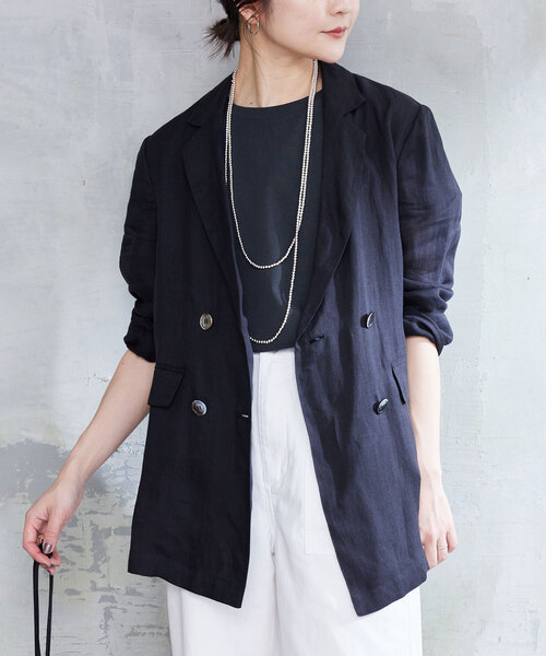 SLOBE IENA(スローブイエナ)の「《WEB限定/追加》Treize 13 Tシャツ(Tシャツ/カットソー・レディース・ベージュ/ネイビー/ホワイト・FREE)」の17枚目の写真