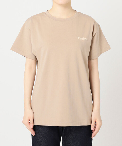 SLOBE IENA(スローブイエナ)の「《WEB限定/追加》Treize 13 Tシャツ(Tシャツ/カットソー・レディース・ベージュ/ネイビー/ホワイト・FREE)」の16枚目の写真