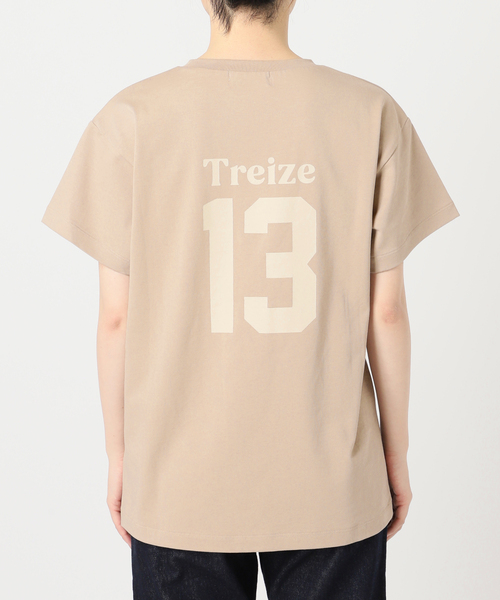 SLOBE IENA(スローブイエナ)の「《WEB限定/追加》Treize 13 Tシャツ(Tシャツ/カットソー・レディース・ベージュ/ネイビー/ホワイト・FREE)」の14枚目の写真