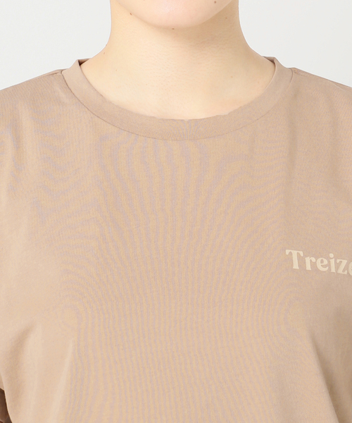 SLOBE IENA(スローブイエナ)の「《WEB限定/追加》Treize 13 Tシャツ(Tシャツ/カットソー・レディース・ベージュ/ネイビー/ホワイト・FREE)」の13枚目の写真