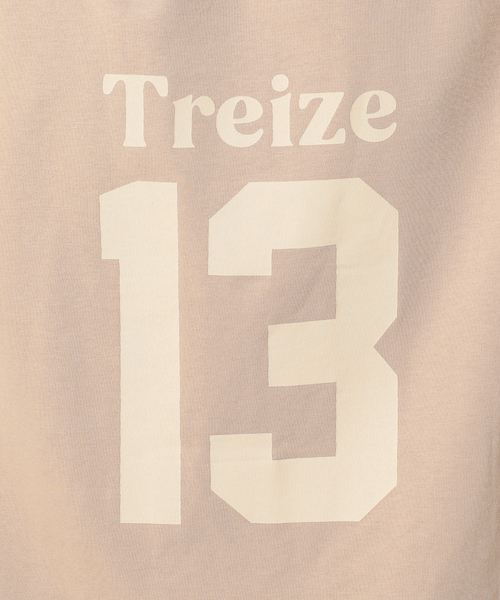 SLOBE IENA(スローブイエナ)の「《WEB限定/追加》Treize 13 Tシャツ(Tシャツ/カットソー・レディース・ベージュ/ネイビー/ホワイト・FREE)」の11枚目の写真