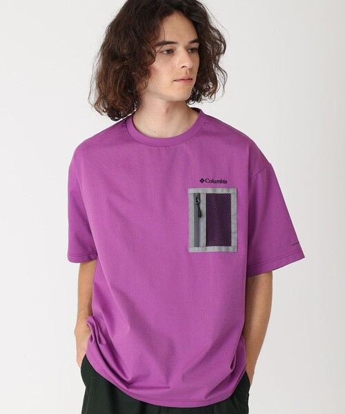 Perushu Pロゴ入り 緑と紫のストライプ 半袖Tシャツ　3セット ストライプデザインシャツ | | Jacadi Paris＜ジャカディ＞日本
