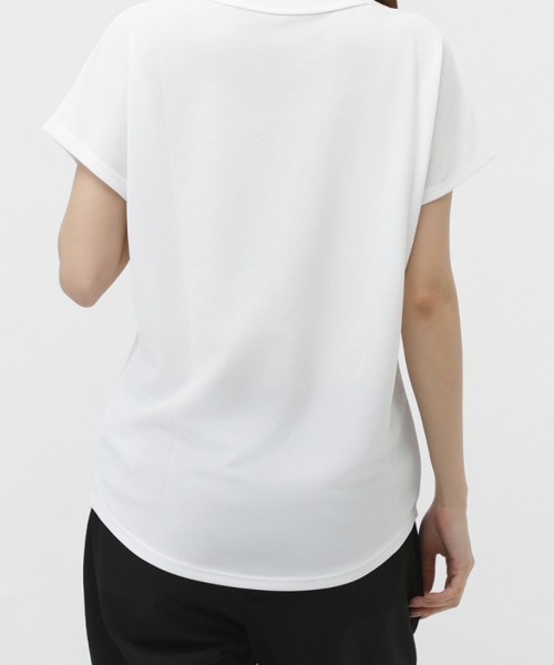 PUMA(プーマ)の「プーマ PUMA ESS キャット メッシュ Tシャツ(Tシャツ/カットソー・レディース・ブラック/ホワイト/ラベンダー・S/M/L/XL)」の5枚目の写真