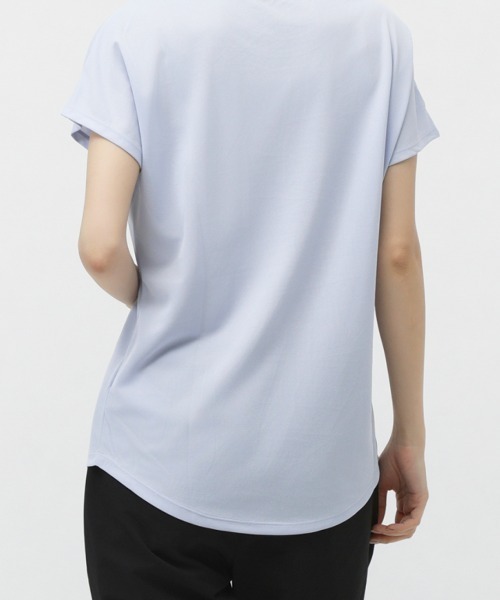 PUMA(プーマ)の「プーマ PUMA ESS キャット メッシュ Tシャツ(Tシャツ/カットソー・レディース・ブラック/ホワイト/ラベンダー・S/M/L/XL)」の4枚目の写真