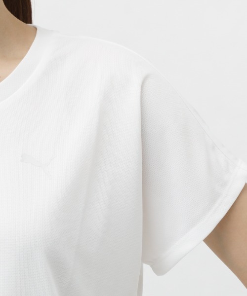 PUMA(プーマ)の「プーマ PUMA ESS キャット メッシュ Tシャツ(Tシャツ/カットソー・レディース・ブラック/ホワイト/ラベンダー・S/M/L/XL)」の7枚目の写真