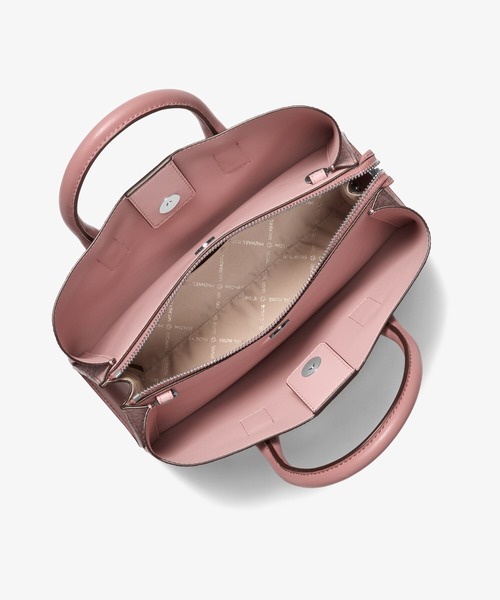 MICHAEL KORS(マイケルコース)の「RUTHIE サフィアーノ レザー サッチェル スモール(ハンドバッグ・レディース・ピンク系・FREE)」の3枚目の写真