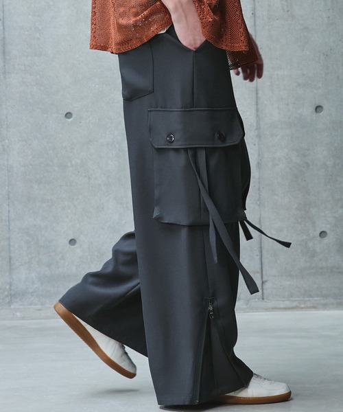 ANEDIST(アンディスト)の「パラシュートパンツ(その他パンツ・メンズ・チャコールグレー/ブラック・L/M)」の6枚目の写真