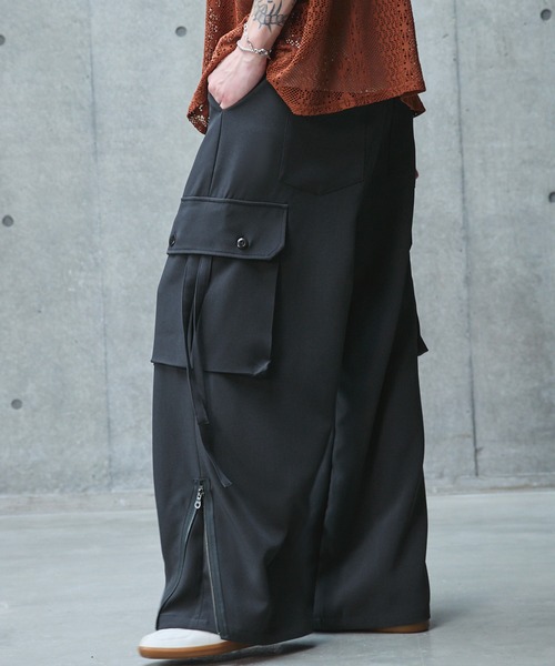 ANEDIST(アンディスト)の「パラシュートパンツ(その他パンツ・メンズ・チャコールグレー/ブラック・L/M)」の7枚目の写真