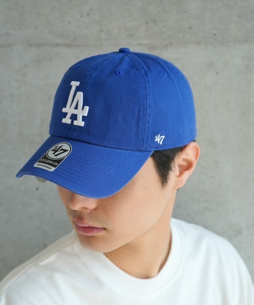 '47（フォーティーセブン）の「【'47】Dodgers '47 CLEAN UP ('47 クリーンナップ ロサンゼルス・ドジャース) / 19カラー（キャップ・メンズ・グレー系その他/ピンク系その他/ホワイト×ホワイト/ブラック×ブラック/ベージュ×ブラック/ベージュ/ネイビー×ホワイト/ネイビー/ブラック×ホワイト/ベージュ系その他/ホワイト系その他/ナチュラル/レッド系その他/モスグリーン/ダークグレー/ロイヤルブルー/グリーン系その他/ブルー系その他/アイボリー・F）」の16枚目の写真