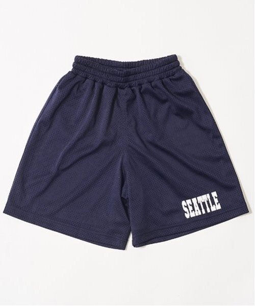 b・ROOM（ビールーム）の「【セットアップ可能】メッシュハーフパンツ【子供服】【キッズ】【男の子】【女の子】（その他パンツ・キッズ・ネイビー/グリーン系その他/パープル/シルバーグレー・150cm/130cm/140cm/120cm/110cm/100cm）」の6枚目の写真
