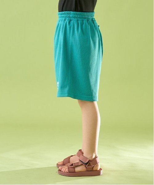 b・ROOM（ビールーム）の「【セットアップ可能】メッシュハーフパンツ【子供服】【キッズ】【男の子】【女の子】（その他パンツ・キッズ・ネイビー/グリーン系その他/パープル/シルバーグレー・150cm/130cm/140cm/120cm/110cm/100cm）」の15枚目の写真