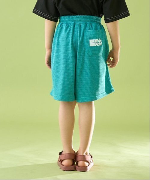 b・ROOM（ビールーム）の「【セットアップ可能】メッシュハーフパンツ【子供服】【キッズ】【男の子】【女の子】（その他パンツ・キッズ・ネイビー/グリーン系その他/パープル/シルバーグレー・150cm/130cm/140cm/120cm/110cm/100cm）」の16枚目の写真
