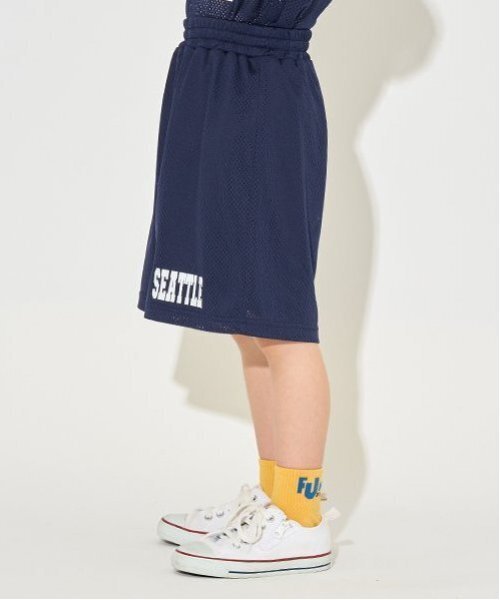 b・ROOM（ビールーム）の「【セットアップ可能】メッシュハーフパンツ【子供服】【キッズ】【男の子】【女の子】（その他パンツ・キッズ・ネイビー/グリーン系その他/パープル/シルバーグレー・150cm/130cm/140cm/120cm/110cm/100cm）」の19枚目の写真