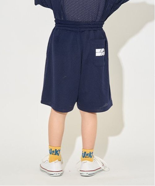 b・ROOM（ビールーム）の「【セットアップ可能】メッシュハーフパンツ【子供服】【キッズ】【男の子】【女の子】（その他パンツ・キッズ・ネイビー/グリーン系その他/パープル/シルバーグレー・150cm/130cm/140cm/120cm/110cm/100cm）」の20枚目の写真