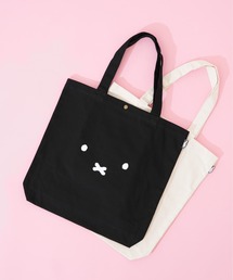 【miffy/ミッフィー】 A4サイズ対応 トートバッグ フェイスデザイン