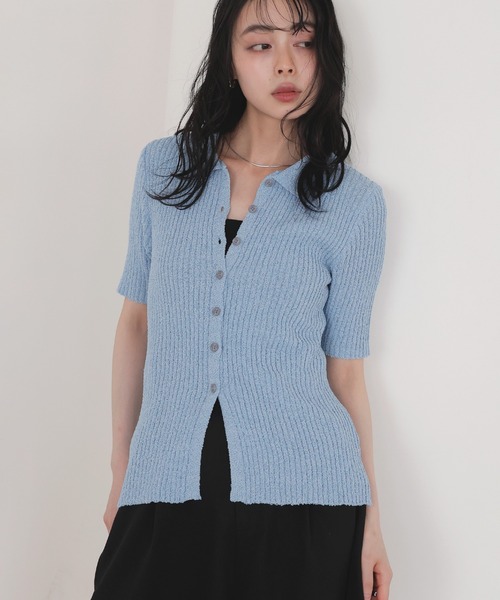 セール】ミックスサマーポロニット（ニット/セーター）｜LIAN（リアン