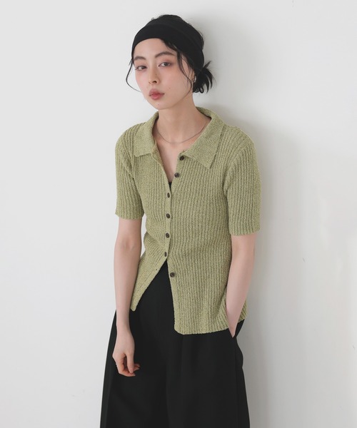 セール】ミックスサマーポロニット（ニット/セーター）｜LIAN（リアン