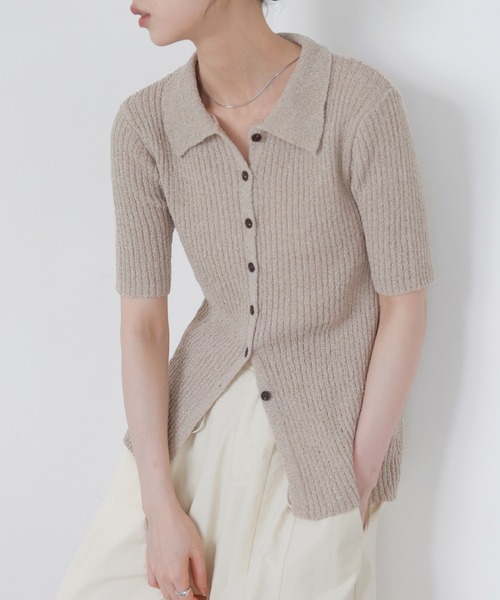 セール】ミックスサマーポロニット（ニット/セーター）｜LIAN（リアン