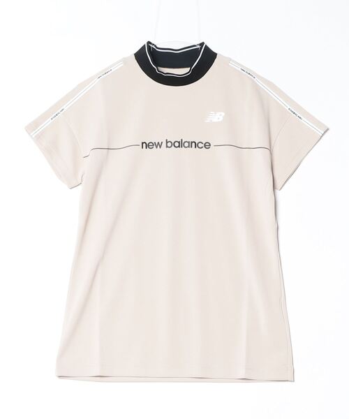 NEW BALANCE(ニューバランス)の「ニューバランス New Balance S/SLEEVE MOCK NECK PULLOVER(シャツ/ブラウス・レディース・ホワイト/ベージュ/ネイビー・M/L/XL)」の2枚目の写真