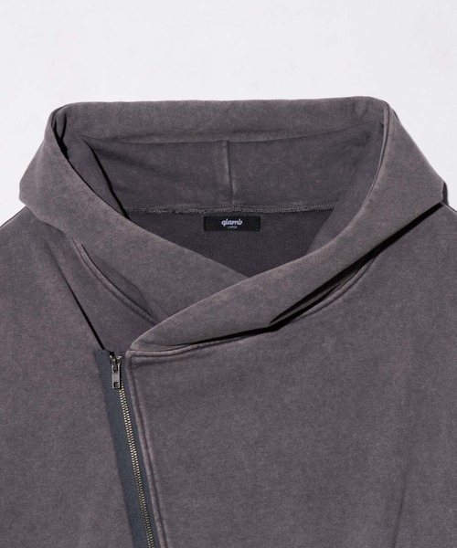 glamb（グラム）の「Distorted Riders Hoodie / ディストーテッドライダースフーディ（パーカー・メンズ・グレー/ブラック・S/M/L）」の15枚目の写真