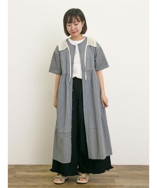 Samansa Mos2(サマンサ モスモス)の「【M/Lサイズ】綿麻裾フリルパンツ(その他パンツ・レディース・モカ/ベージュ/ブラック・L/M)」の10枚目の写真