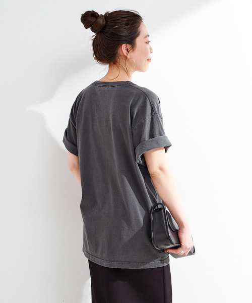 GOOD ROCK SPEED(グッドロックスピード)の「GOOD ROCK SPEED/グッドロックスピード / Mickey Mouse / TEE2(Tシャツ/カットソー・レディース・ダークブルー/ブラックミックス/ホワイト系その他/ホワイト/グリーン・FREE)」の8枚目の写真
