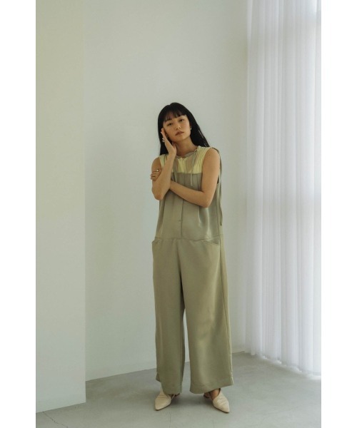 サロペット・オーバーオール・オールインワン knuth marf ennui sheer satin all in one ennui sheer satin all in one（つなぎ/オールインワン）｜Knuth