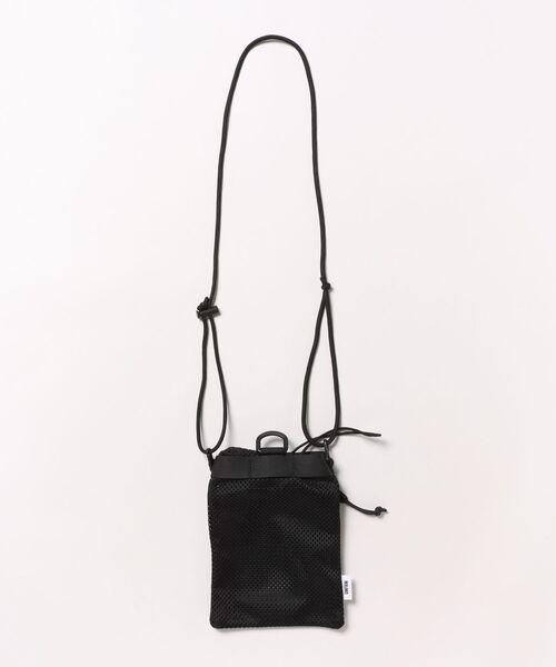 UNFRM OUTDOOR STANDARD（ユニフォームアウトドアスタンダード）の「【UNFRM OUTDOOR STANDARD/ユニフォームアウトドアスタンダード】MILITARY MESH POUCH メッシュポーチ　ミニショルダーバッグ（ショルダーバッグ・メンズ・ブラック/オレンジ・FREE）」の5枚目の写真