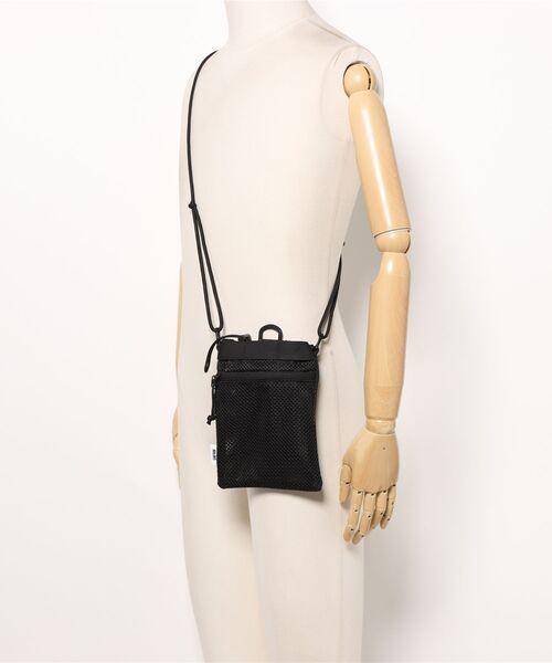 UNFRM OUTDOOR STANDARD（ユニフォームアウトドアスタンダード）の「【UNFRM OUTDOOR STANDARD/ユニフォームアウトドアスタンダード】MILITARY MESH POUCH メッシュポーチ　ミニショルダーバッグ（ショルダーバッグ・メンズ・ブラック/オレンジ・FREE）」の8枚目の写真