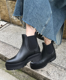 DouDou | 【WEB限定】【晴雨兼用】完全防水サイドゴアレインブーツ(ブーツ)