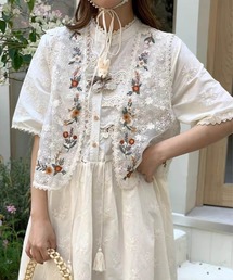 ベスト（ホワイト/白色系・刺繍）ファッション通販 - ZOZOTOWN