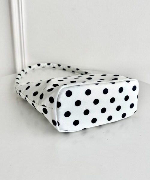 セール】【500mlペットボトル対応】ドット柄ミニトートバッグ