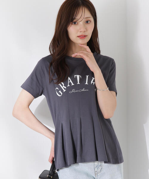 PROPORTION BODY DRESSING（プロポーションボディドレッシング）の「デザインＴシャツ / 1215260603（Tシャツ/カットソー・レディース・ホワイト/ダークグレー・FREE）」の11枚目の写真