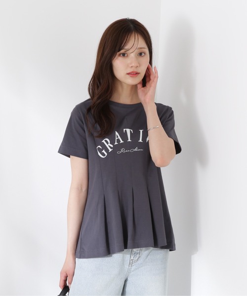 PROPORTION BODY DRESSING（プロポーションボディドレッシング）の「デザインＴシャツ / 1215260603（Tシャツ/カットソー・レディース・ホワイト/ダークグレー・FREE）」の19枚目の写真