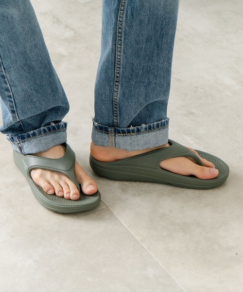 MEI（メイ）の「【MEI / メイ】軽量 リカバリー 高クッション EVA トングサンダル（サンダル・メンズ・グレー/ブラック/オリーブ・MEDIUM/LARGE/SMALL）」の18枚目の写真