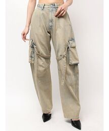 GYDA | ハイウエスト Urban Utility Wash カーゴデニムパンツ(デニムパンツ)
