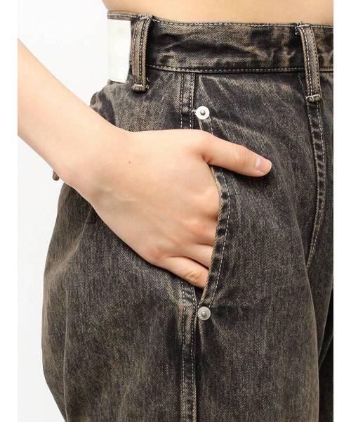 GYDA(ジェイダ)の「ハイウエスト Urban Utility Wash カーゴデニムパンツ(デニムパンツ・レディース・インディゴブルー/ライトブルー・X-SMALL/SMALL/MEDIUM)」の10枚目の写真