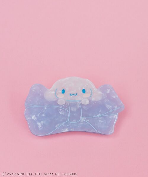 sanrio（サンリオ）の「シナモロール ヘアクリップ（バレッタ/ヘアクリップ・レディース・ライトブルー・FREE）」の2枚目の写真