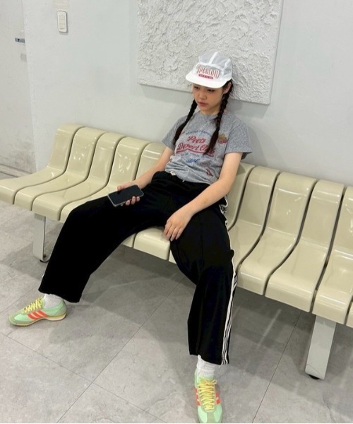 ipugo(イプゴ)の「ipugo/イプゴ スラブ生地スウィートTEE 秋物 秋服 2026年秋冬(Tシャツ/カットソー・レディース・グレー/ホワイト・FREE)」の11枚目の写真