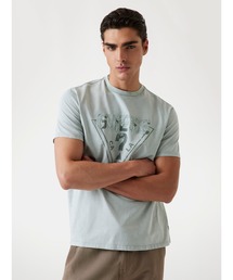 Guess(QX)SS Bsc Guess Inset Logo Tee TVc(TVc/Jbg\[)
