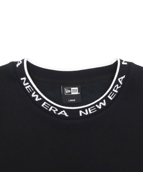 NEW ERA（ニューエラ）の「ニューエラ オーバーサイズ スウェットトレーナー 襟ぐり模様（スウェット・メンズ・ブラック/グレー・XXL/XL/L/M/S）」の4枚目の写真