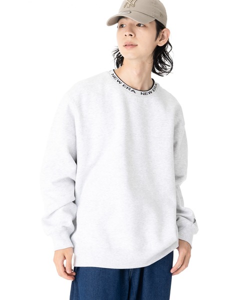 NEW ERA（ニューエラ）の「ニューエラ オーバーサイズ スウェットトレーナー 襟ぐり模様（スウェット・メンズ・ブラック/グレー・XXL/XL/L/M/S）」の12枚目の写真