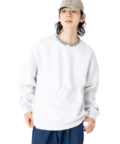 NEW ERA（ニューエラ）の「ニューエラ オーバーサイズ スウェットトレーナー 襟ぐり模様（スウェット・メンズ・ブラック/グレー・XXL/XL/L/M/S）」の10枚目の写真