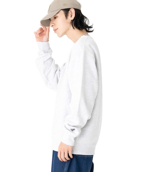 NEW ERA（ニューエラ）の「ニューエラ オーバーサイズ スウェットトレーナー 襟ぐり模様（スウェット・メンズ・ブラック/グレー・XXL/XL/L/M/S）」の13枚目の写真