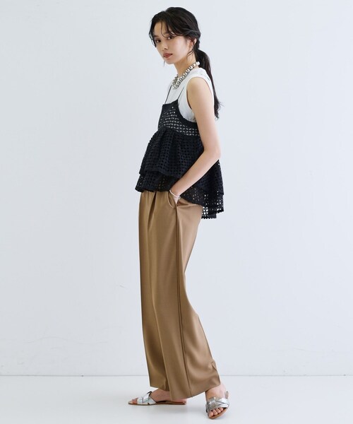 tシャツ ティアードキャミSETカットソー レディース ティアードキャミSETカットソー（Tシャツ/カットソー）｜GALLEST